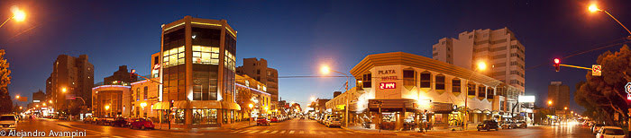 commercial de Puerto Madryn, la nuit