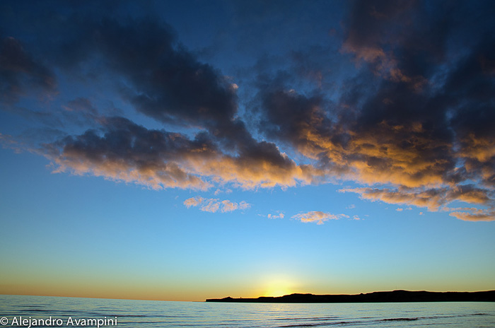 sunset in Puerto Piramides - Peninsula Valdes