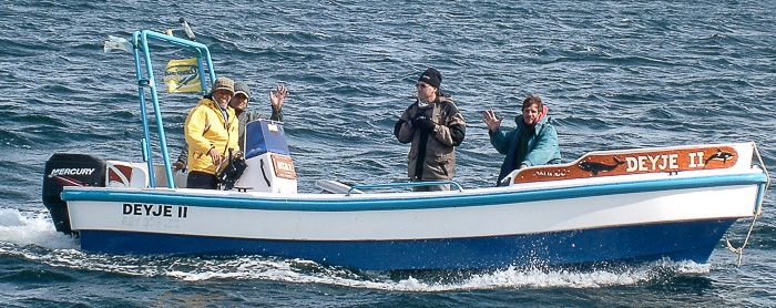 Navigation Whale photographers. Puerto Piramides