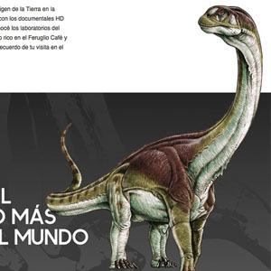 El Esqueleto de dinosaurio mas grande del mundo está en Trelew