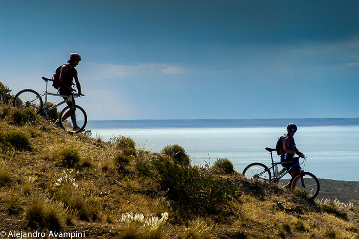 Mountainbike em torno da Península Valdes