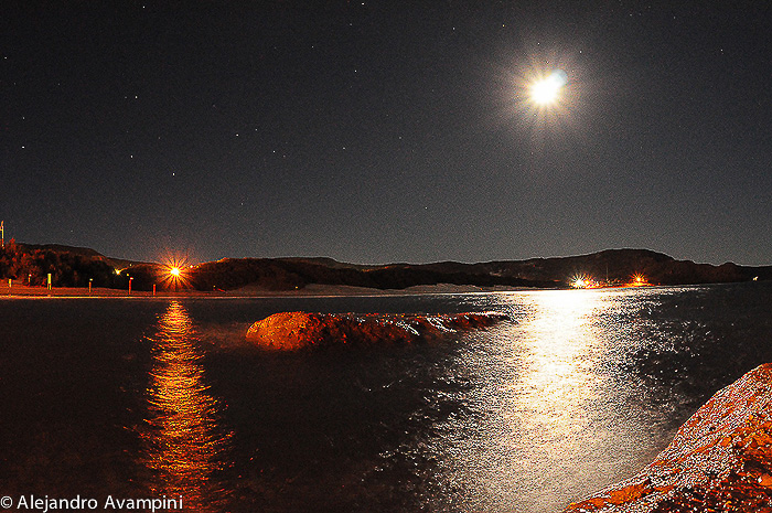 Puerto Pirámides - Noche de luna en Península Valdés