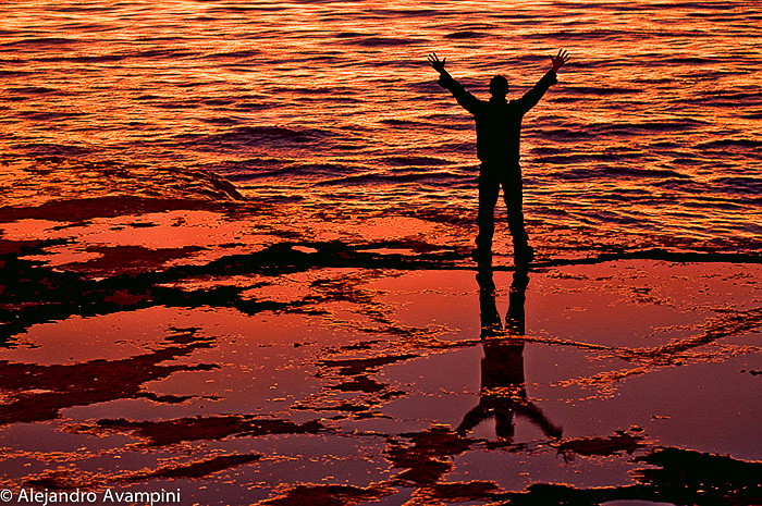 Sunset - Peninsula Valdes - Patagonia Argentina